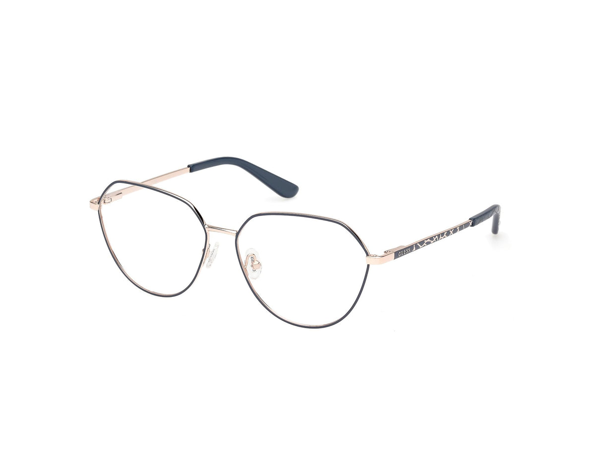 GUESS Gu50169 Marcos para Gafas recetadas, 091 Azul Mate, 57/14/145 para Mujer