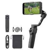 DJI Estabilizador para Smartphones OSMO Mobile 6, en Tres Ejes para teléfonos, Brazo Extensible Integrado, portátil y Plegable, estabilizador para videoblogs, vídeos de Youtube y TikTok