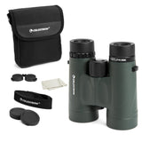 Celestron 71333 Nature DX de 10 x 42 mmPrismáticos Celestron 71333 con Lente Multicapa, Cristal de Prisma BaK-4 y Funda de Transporte, Verde