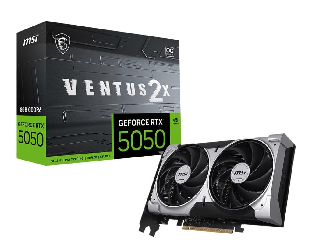 MSI GeForce RTX 5050 8G Ventus 2X OC - Tarjeta gráfica