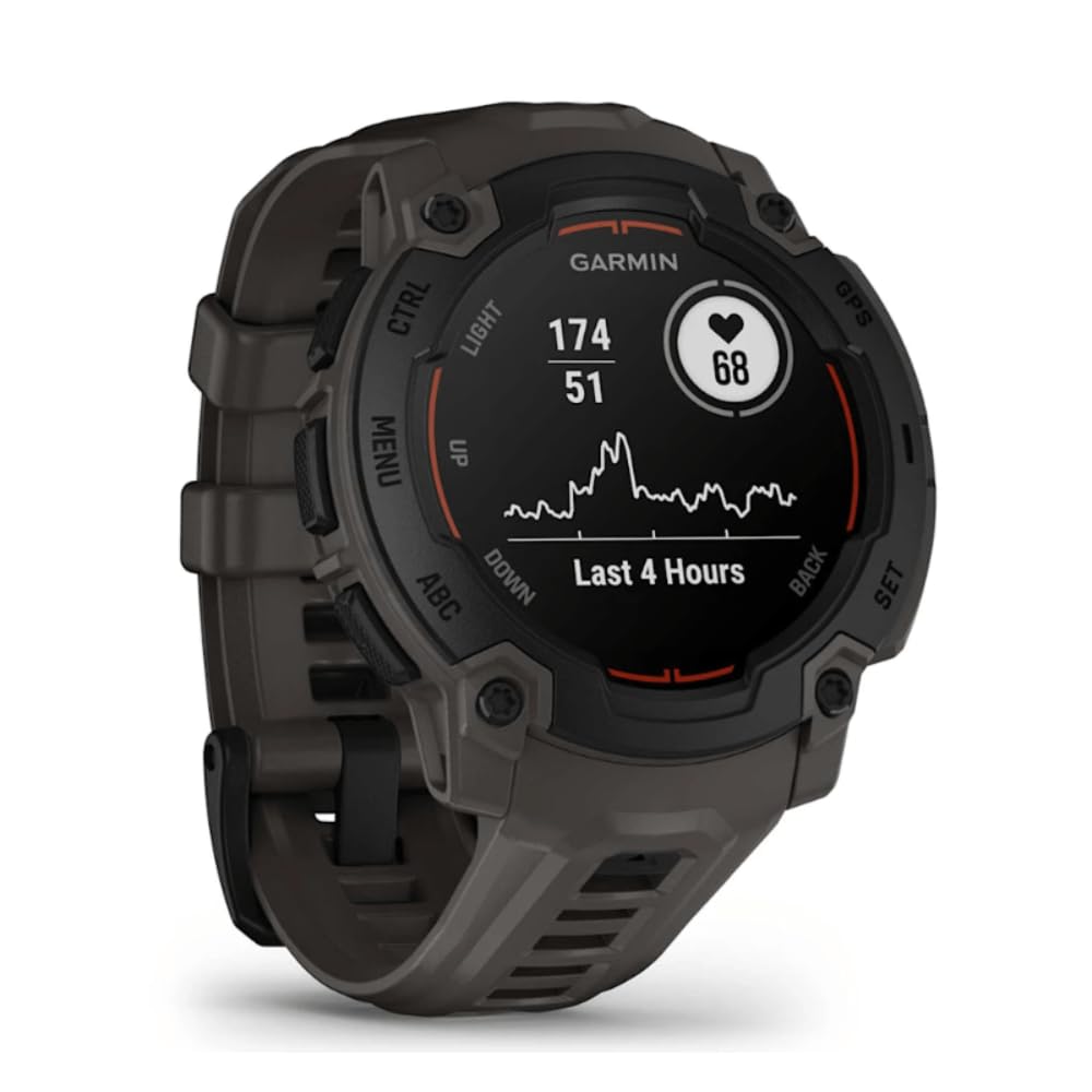 Garmin Instinct E, Reloj Inteligente con GPS, 45 mm, Resistente al Agua, Aplicaciones Deportivas integradas, Monitorización de la Salud, Notificaciones Inteligentes, Negro