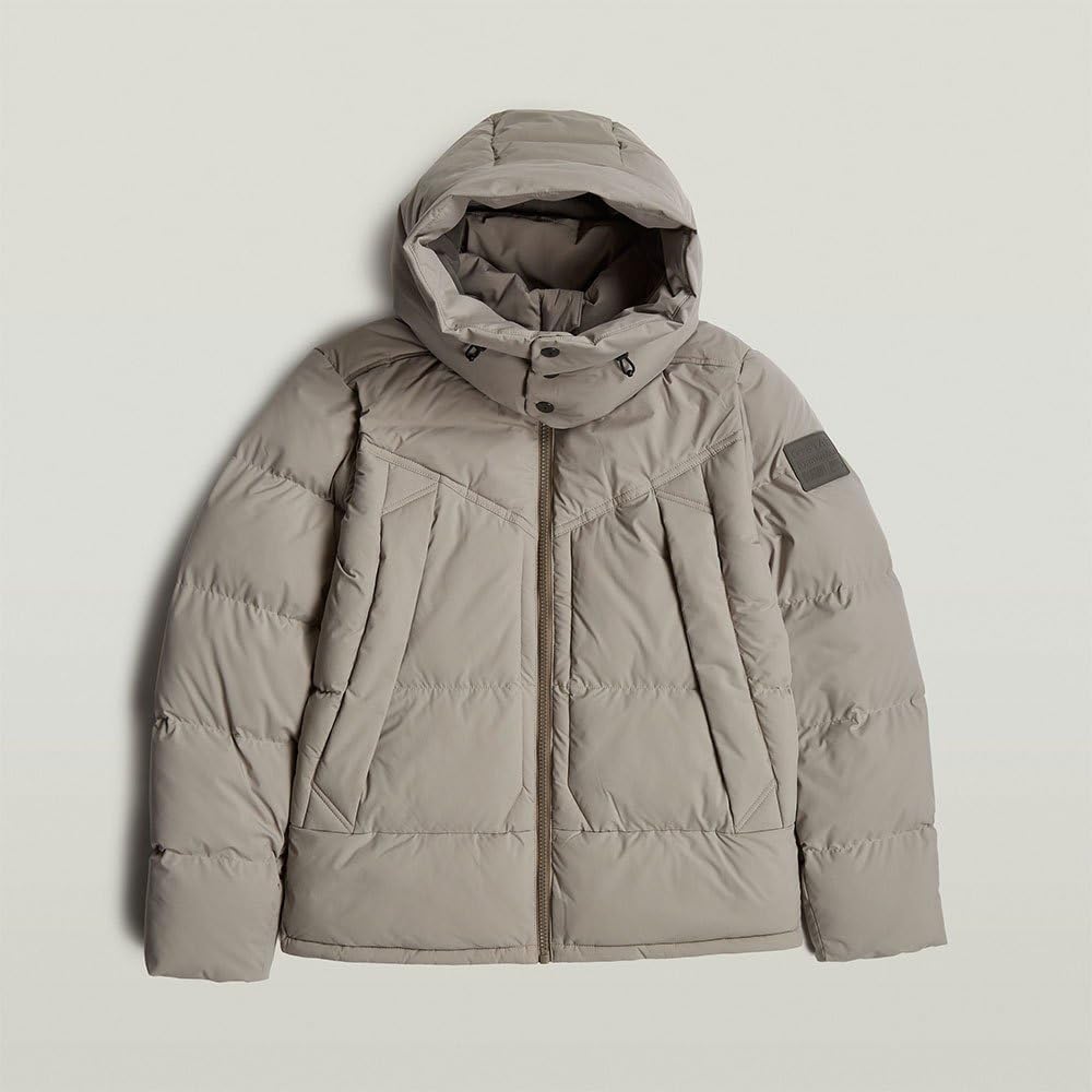 G-STAR Para Hombre G- Whistler Padded Hooded Jacket 2.0, Beige (elephant skin D25345-D518-G106), XL