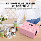 AKEYDIY 5587_B_EU - Prensa caliente para tazas, color rosa, grande