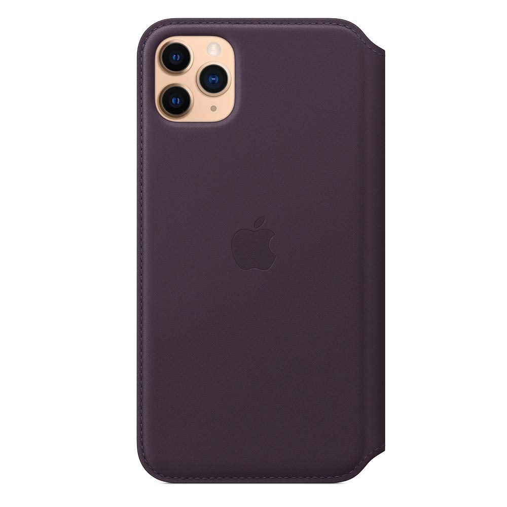 Apple Funda Leather Folio (para el iPhone 11 Pro MAX) - Berenjena