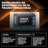 HP OMEN - Ordenador portátil Gaming 16" 2.5K WQXGA (AMD Ryzen AI 9 365, 32GB RAM, 1TB SSD, NVIDIA RTX 5060, FreeDos) Teclado QWERTY Español - Negro