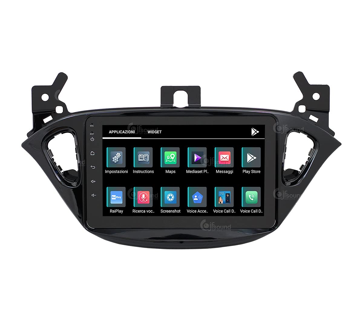 Autorradio de Ajuste Personalizado para Opel Corsa E Android GPS Bluetooth WiFi Dab USB Pantalla táctil Full HD 8" procesador de 8 núcleos y comandos de Voz