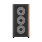 AeroCool D301A Mid-Tower Case, Gaming PC Case Gaming PC Case Optimizado Airflow Panel Frontal de Malla de Madera, diseño Delgado, Incluye 4 Ventiladores RGB, Compatible con Placas Base ASUS y MSI