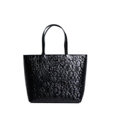 Armani Exchange Schultertasche Mit Griffen, Bolsos para Mujer, Negro (Black), Talla única
