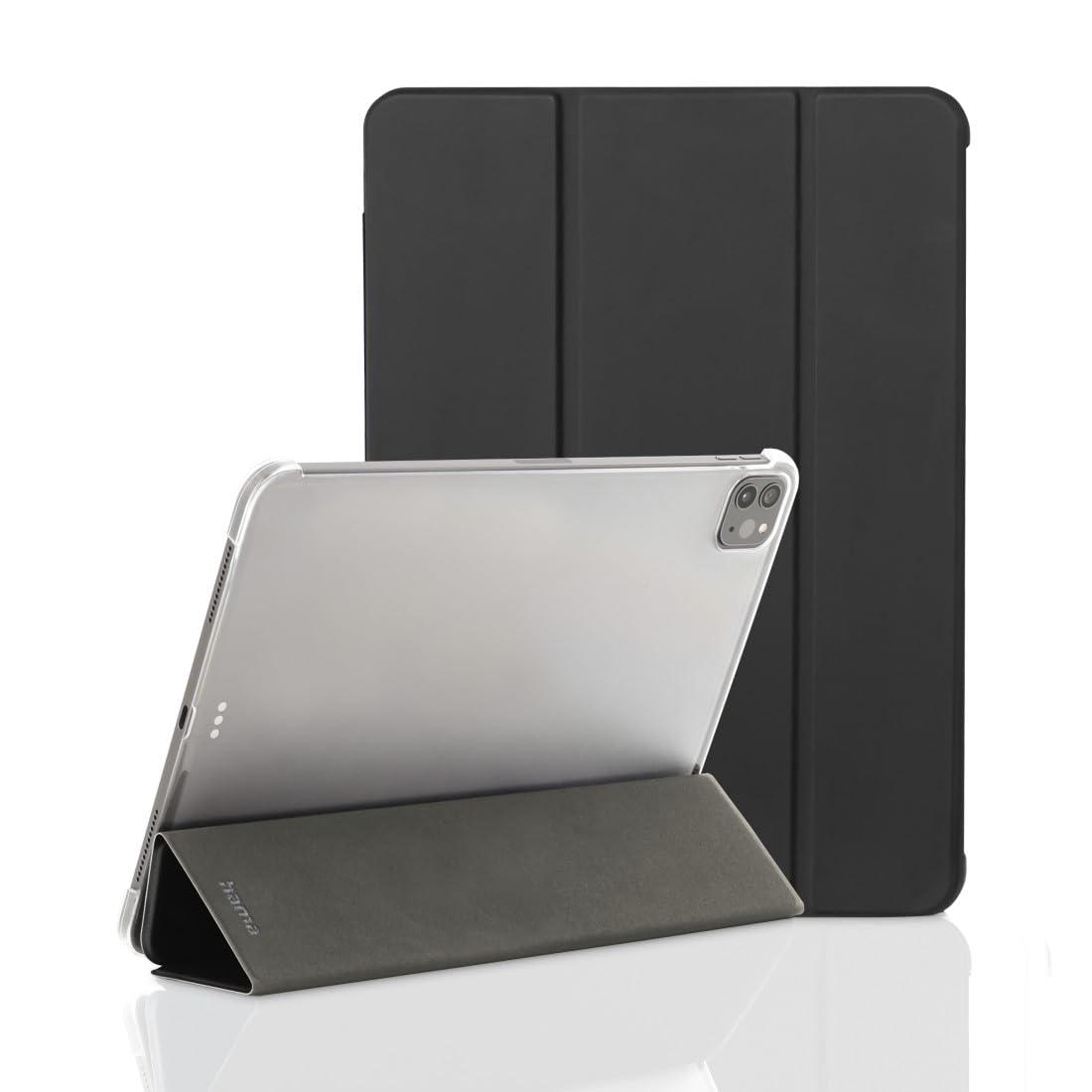 Hama Funda Plegable Transparente para Apple iPad Pro de 13" (2024), Color Negro