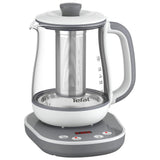 TEFAL BJ551B10 Tastea Machine a the en verre 1,5 L, 8 reglages, Panier a the amovible acier inoxydable, Maintien au chaud, Base