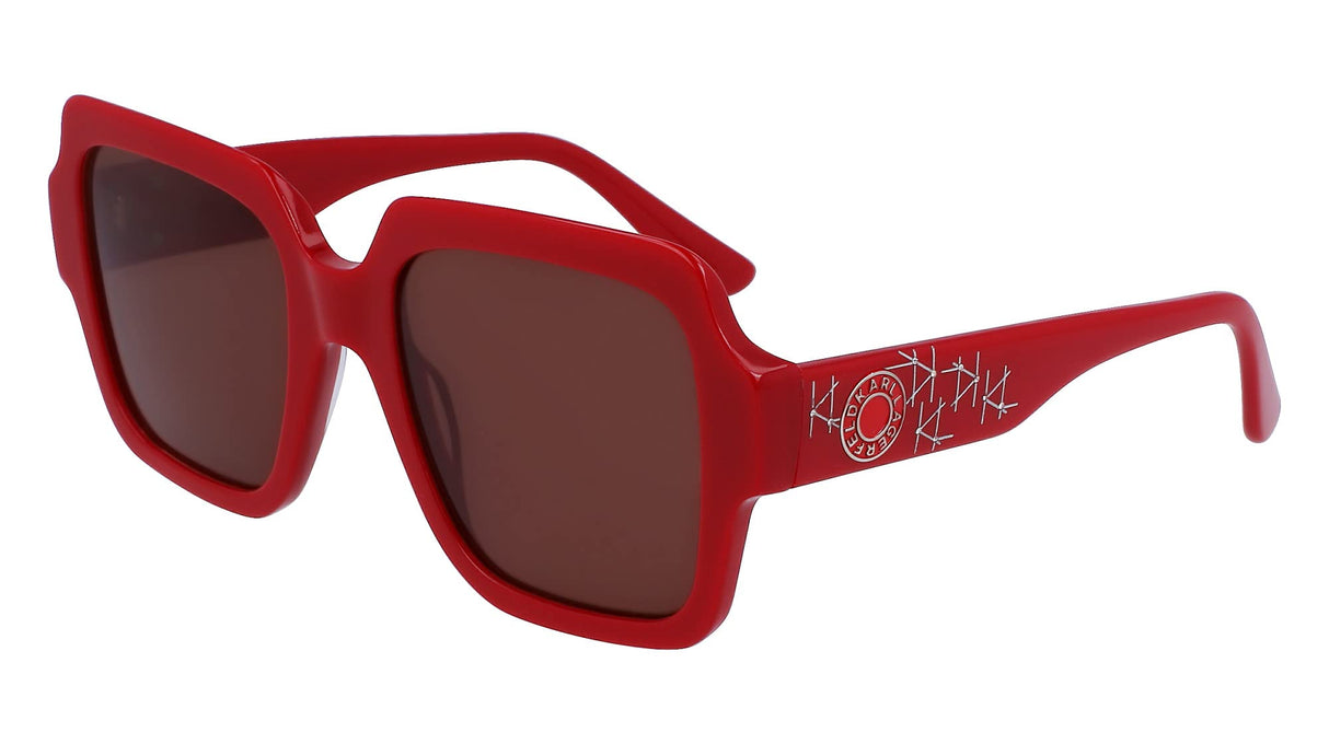 KARL LAGERFELD KL6104SR Gafas, Red, 53/20/140 para Mujer