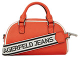 KARL LAGERFELD JEANS, Mujeres, Bolso Bandolera Bowling, Rojo, One size