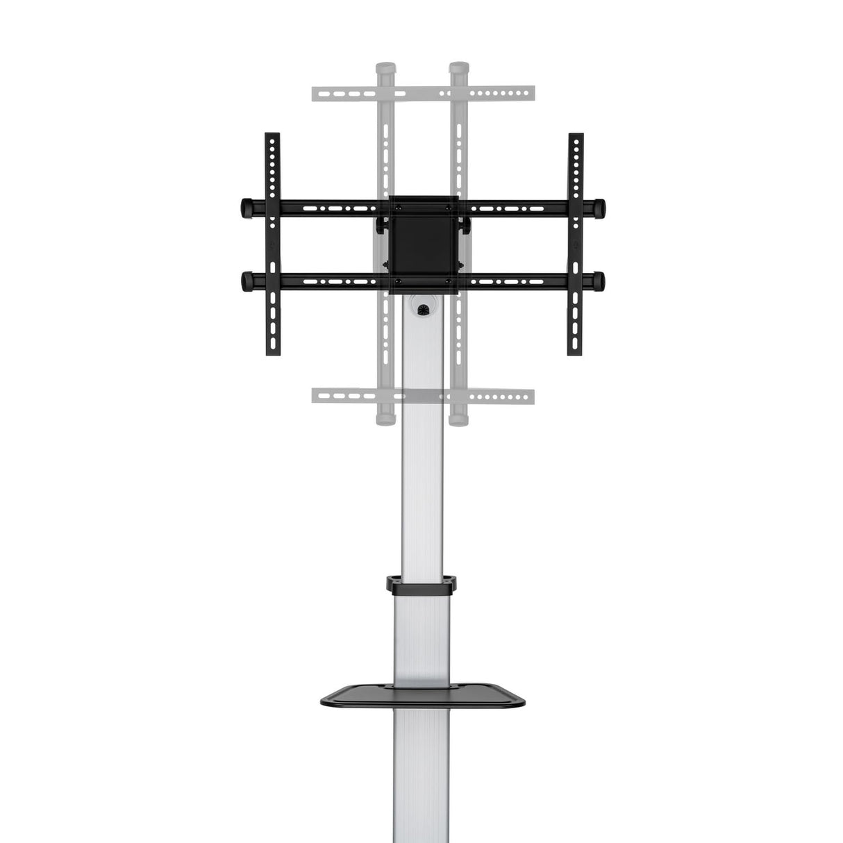 Aisens FT86TRE-197 Soporte de Suelo con Rueda Bandeja DVD para Monitor/TV hasta 50Kg 37"-86"