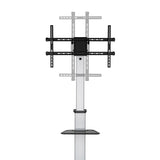 Aisens FT86TRE-197 Soporte de Suelo con Rueda Bandeja DVD para Monitor/TV hasta 50Kg 37"-86"