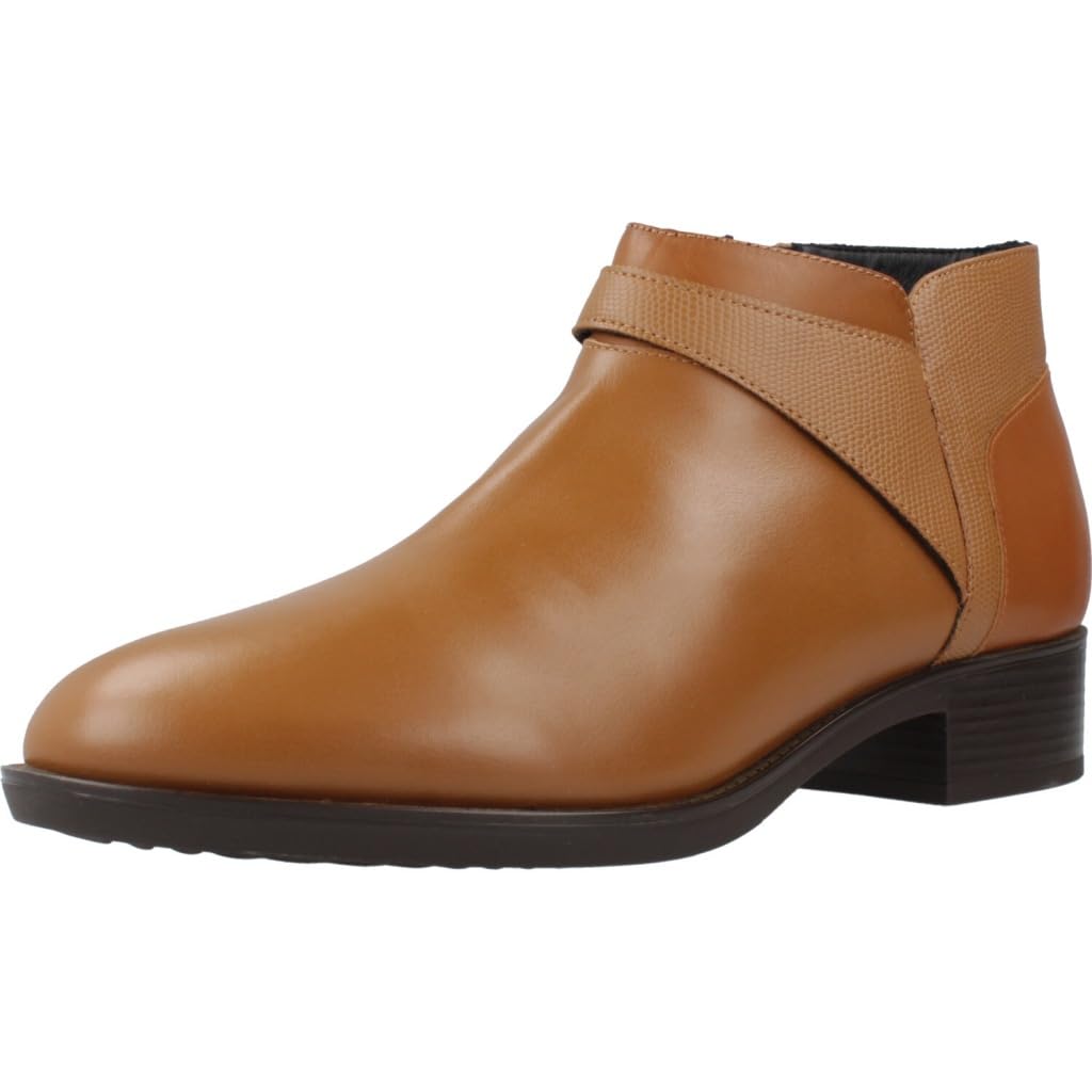 Geox D Felicity B, Bota de Tobillo Mujer, coñac, 40 EU