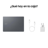 Samsung Galaxy Book4 Pro, Ordenador Portátil Ultrafino 14" HDR, Táctil, Intel Core Ultra 7-155H, 16GB RAM, 512GB SSD, Intel ARC Graphics, Windows 11 Home, Gris Moonstone, Teclado QWERTY Español