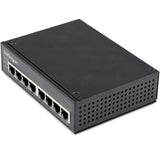 StarTech.com Switch Conmutador Industrial Ethernet Gigabit de 8 Puertos PoE no Gestionado de Servicio Pesado GbE PoE+ IP30 (IESC1G80UP)