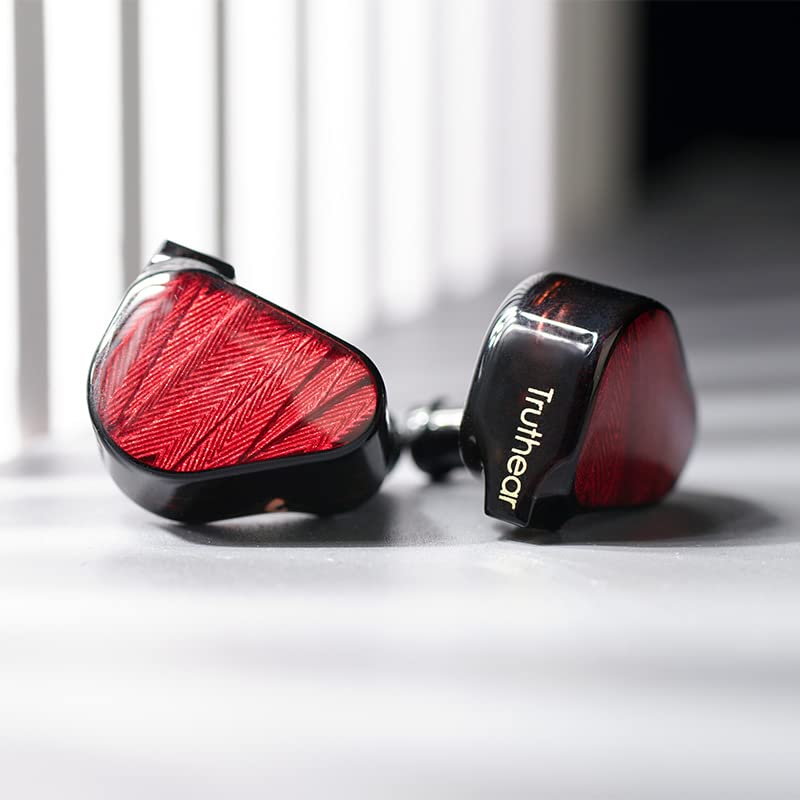 TRUTHEAR x Crinacle Zero: Red Controladores dinámicos duales en Auriculares para los oídos con 0.78 2pin Cable