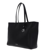 Calvin Klein Bolso Tote Mujer Ck Must Shopper mediano con cierre de cremallera, negro (Ck Black), talla única, Negro (Ck Black), Talla Única