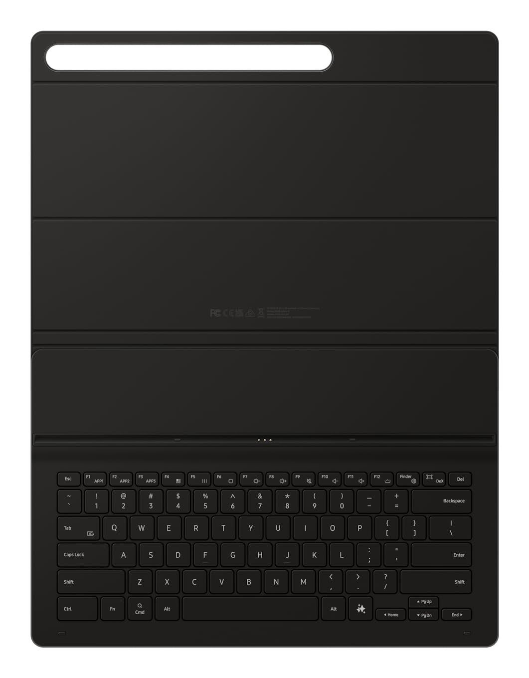 Samsung EF-DX920 QWERTZ Allemand Pogo Pin Noir