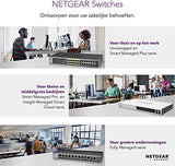 NETGEAR Switch PoE de 24 Puertos GS348PP | Switch Ethernet Gigabit de 48 Puertos con 24x PoE+ Consumo 380W |Montaje de sobremesa o en Bastidor | Carcasa de Metal Resistente