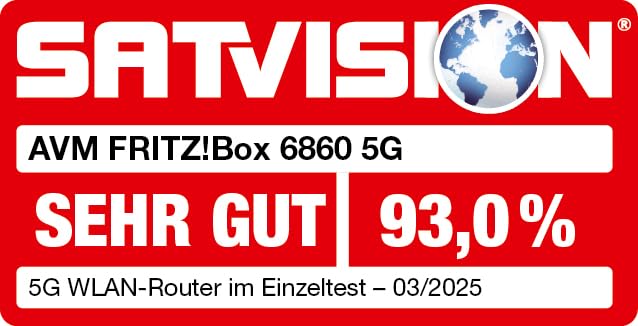 Box Fritz! 6860 5G Router de Red móvil (Fritz Box 6860 5G - DE FH)