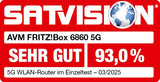 Box Fritz! 6860 5G Router de Red móvil (Fritz Box 6860 5G - DE FH)