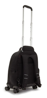 Kipling New Zea Mochila Grande con Ruedas, True Black (Negro)
