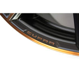 Seat 575601025ANXEB - Llanta de Aluminio para Tuning (19 Pulgadas, Llantas de aleación Ligera), Color Negro y Cobre