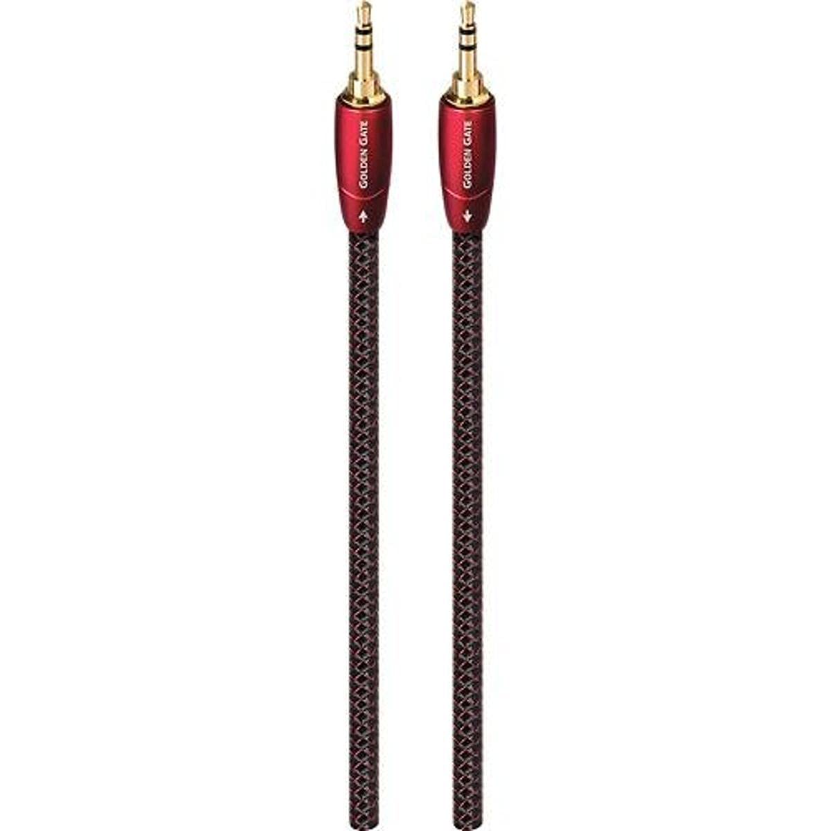 AudioQuest 2m Golden Gate 3.5mm cable de audio 3,5mm Negro - Cables de audio (3,5mm, 3,5mm, Cobre, 2 m, Negro)