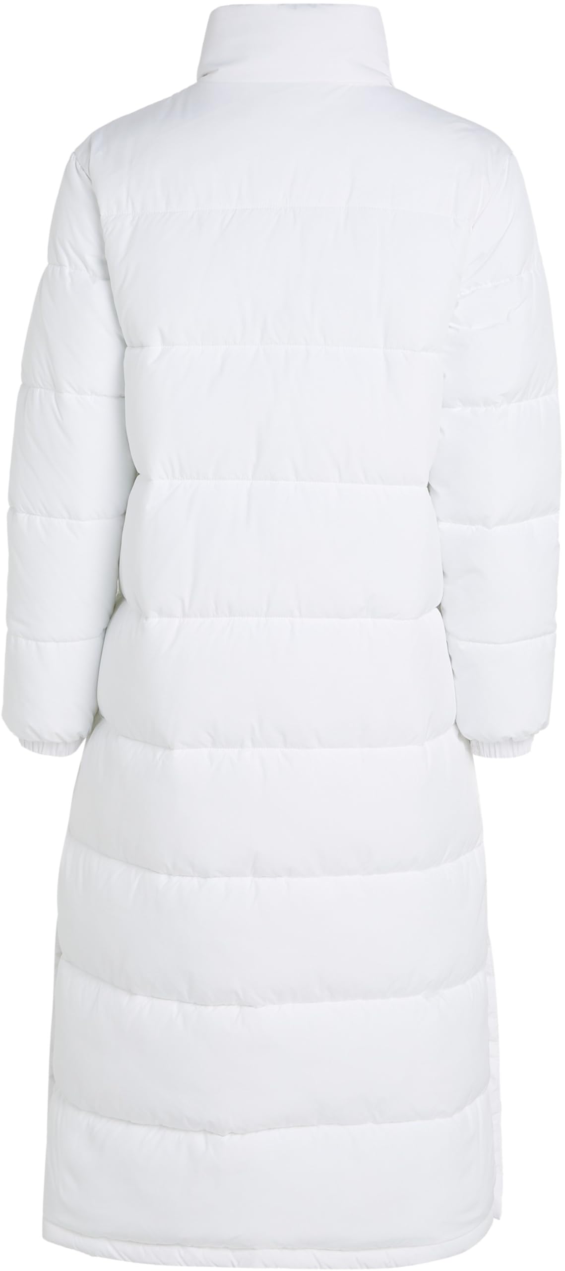 Tommy Jeans Abrigo de Plumas Mujer Maxi Essential Puffer Hasta Las Rodillas, Blanco (White), XS