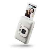 instax - Mini LiPlay, Cámara instantánea híbrida. Cámara e Impresora para Smartphones. Color Misty White