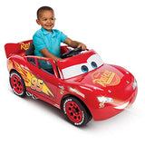 Huffy Disney Cars Lightning Mcqueen Coche eléctrico para niños 3-5 años - Coche 6v con Luces de Trabajo y Sonido