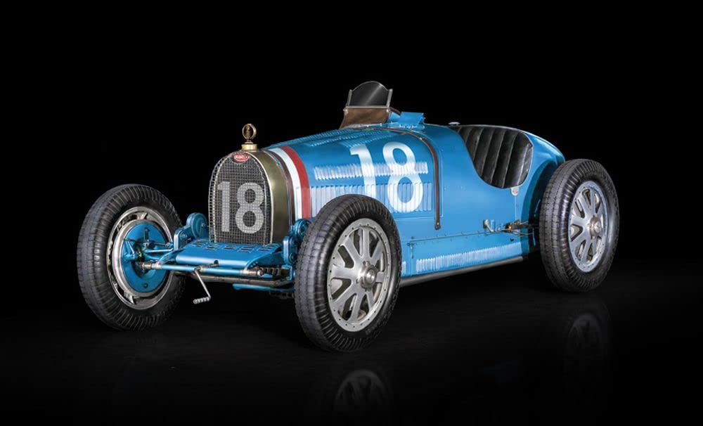 Italeri 4710S 1:12 Bugatti Type 35B - modelismo, Kit, Modelo de Suelo, Hobby, Pegar, Kit de plástico, detallado, sin Pintar