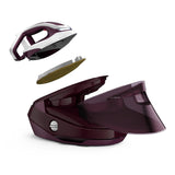 Tefal GV9810 Pro Express Vision - Plancha de vapor con luz LED inteligente en la plancha, potente presión de 8,3 bares, vapor de 180 g/min, 680 g/min de vapor extra, sistema antical, color rojo y