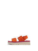 Fly London SORU277FLY, Sandalias Mujer, Scarlet/Orange/Lilac, 40 EU