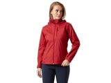 Helly Hansen W Crew Hooded Midlayer Jacket, Forro Polar Mujer, Rojo, M