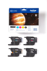 Brother LC1240 - Cartucho de tóner adecuado para MFCJ6510, multi-pack (negro, amarillo, magenta, cian)