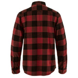 FJALLRAVEN Övik Heavy Flannel Shirt M T, Red-Black, Hombre