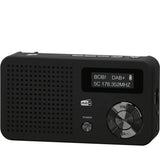 IMPERIAL DABMAN 13 (Dab+, FM, Altavoz, Pantalla, USB, MicroSD, Funcionamiento con batería, batería, pequeño, Control de Botones), Color Negro