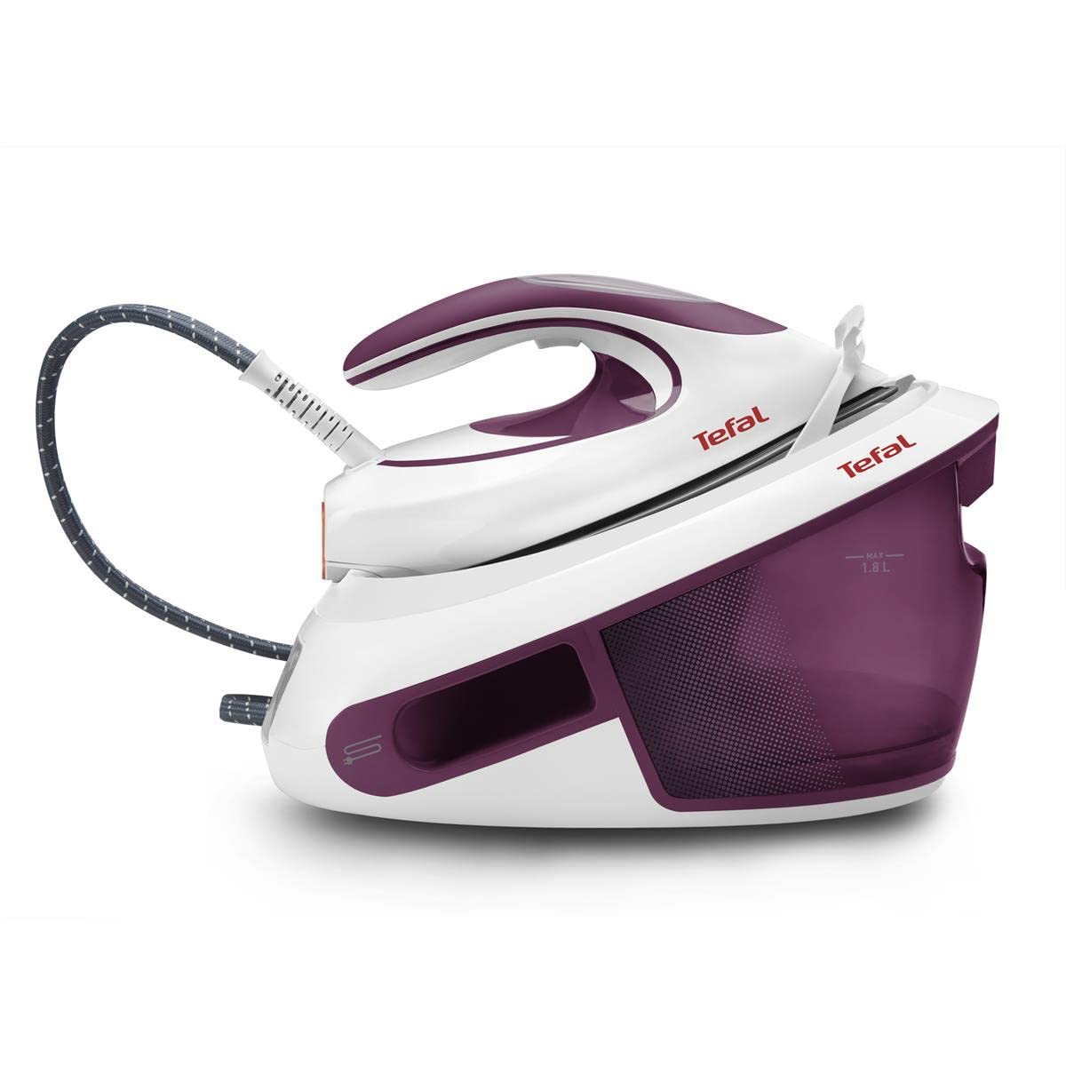 Tefal Express Anti-Calc SV8054 Dampfb?gelstation 2800 W 1,8 l Duriliumsohle Violett - Wei? (SV8054)