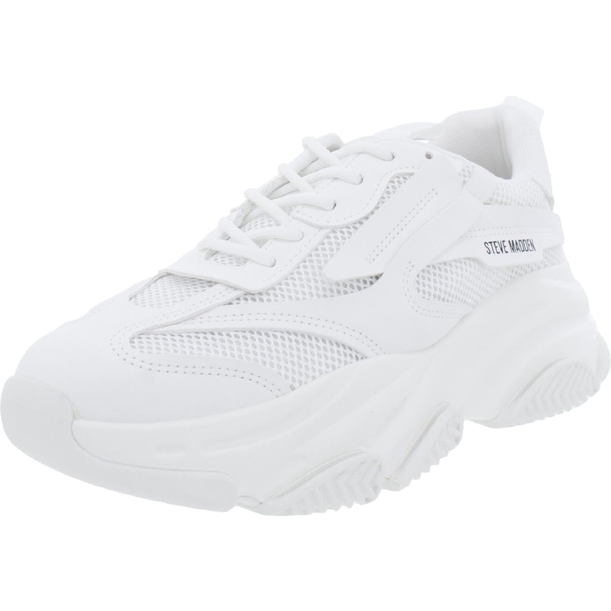 Steve Madden Possession - Zapatillas de Plataforma para Mujer, Blanco, 37 EU