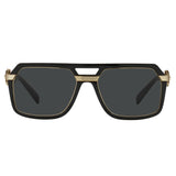 Versace Gafas de sol VE4399 GB1 / 87 Gafas de sol hombre color Negro gris tamaño de lente 58 mm