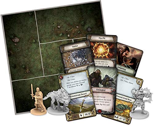 Fantasy Flight Games , Lord of the Rings: Journeys in Middle-Earth , Board Game , Ages 14+ , 1-5 Players , 60-120 Minute Playing Time
