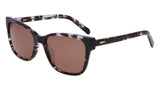 DKNY DK552S Gafas, Sky/Amber Tortoise, 55-140-17 Unisex Adulto
