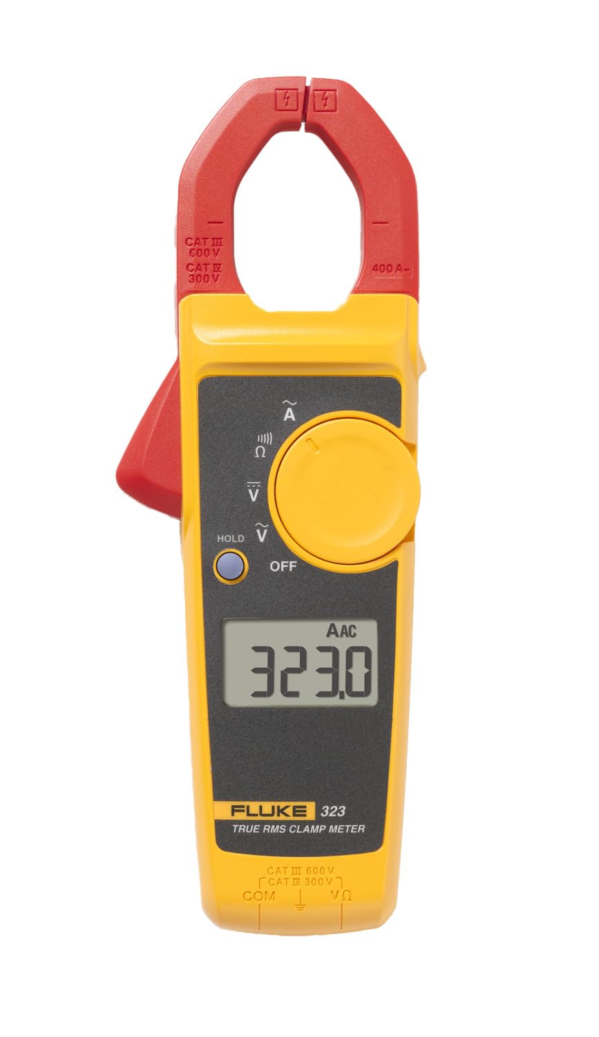 Pinza amperimétrica de verdadero valor eficaz Fluke 323 (TRMS)