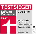 AVM Fritz!Fon C6 - apropiado para FRITZBox 6430, FRITZBox 6490, FRITZBox 6590, FRITZBox 6820 LTE /4G FRITZBox 6890 LTE /4G FRITZBox 7430, FRITZBox 7490, FRITZBox 7530, FRITZBox 7590
