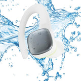 Hama | Auriculares Inalámbricos Bluetooth Deportivos (Auriculares Deportivos con hasta 7h de Música, IPX5, Micrófono Integrado) Blanco y Amarillo