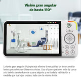 LeapFrog LF915HD Baby Surveillance Camera with Night Light 5" HD Screen Baby Monitor with Camera, 360° Translation and Tilt, 8X Zoom, Night Vision, Smart Sensor