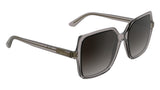 Calvin Klein Women's Sunglasses CK25537S - Transparent Taupe with Gradient Purple Lens